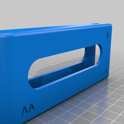 Battery_Case.png Fichier STL gratuit Étui à piles AA・Objet à télécharger et à imprimer en 3D