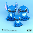 CuteFlexiStitch_square.png Cute Flexi Stitch🌺🌴 (Toy, Keychain & Magnet), ✨ Mini Animals 🐾✨, 3D Toy (Lilo & Stitch Fan-Art) 可爱弹性斯迪奇