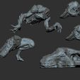 pieces.jpg Demon Scavenger Dice Holder - Presupported