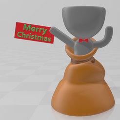 3.png Download STL file Robert Christmas Pot • Model to 3D print, 3Leones