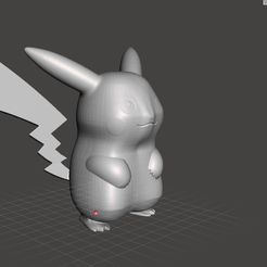 pikachu.PNG Descargar archivo STL gratis Pokemon Pikachu orgánico・Modelo para la impresora 3D, pika28