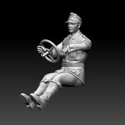 4444444.jpg STL file german soldier driver・3D printing template to download