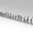 Lined-Up-4.jpg Free STL file Possessors of Highly Infectious Diseases・Object to download and to 3D print