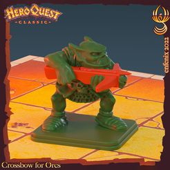 Crossbow for Orcs Free STL file Heroquest Classic - Crossbow for Orcs・Model to download and 3D print, enfenix