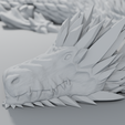 GIANT-ARTICULATED-DRAGON1.png 3D file Giant Articulated Dragon with 3 Heads FLEXI WIGGLE PET Chunky DRAGON・3D printable model to download