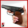 cults3D.jpg Pistol Makarov Prop practice fake training gun
