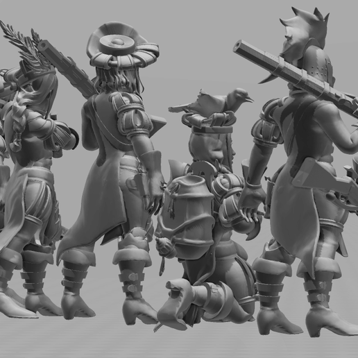 STL file Imperial Handgunners・3D print model to download・Cults