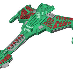2023-09-12-20_34_21-Penguin-Render-1_1.png STL file Klingon Va'Kagga Battlecruiser・Model to download and 3D print