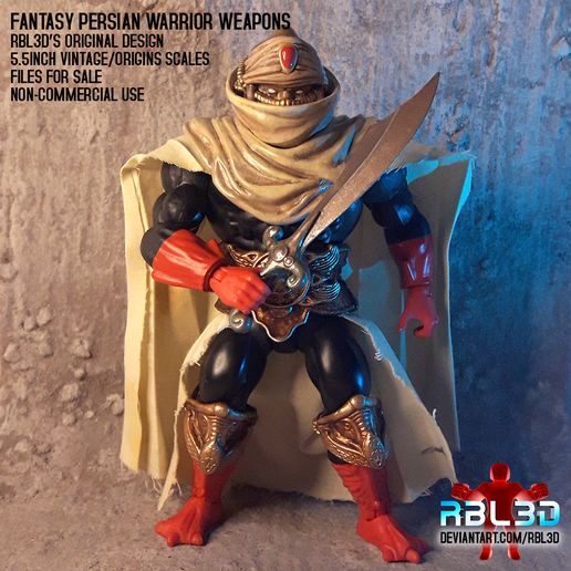 RBL3D_Persian_weapons4.jpg Fantasy Persian Warrior Weapons (motu compatible)