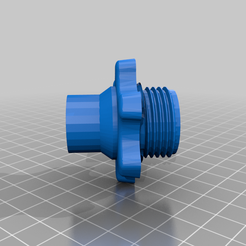 RV_Waterline_Cleanout_with_Thumb_Screw.png Archivo 3D gratis Reventón de la línea de flotación de un vehículo recreativo・Plan para descargar y imprimir en 3D