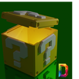 render 5.png STL file Question box Super Mario・Model to download and 3D print, DinuSuciu