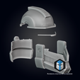 Phase-1-Spartan-Exploded.png Phase 1 Spartan Mashup Helmet - 3D Print Files