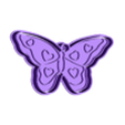 Schmetterling1.stl Butterfly 5 Butterfly Shape Details Spring Easter Cookie Cutters Set cookie cutter