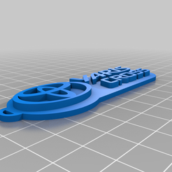 Keyring_Toyota_YC.png Free STL file Porte clé Toyota yaris cross・3D print object to download