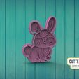 conejo-mx.jpg Fichier STL Little Bunny Lapin en emporte-pièce・Modèle à télécharger et à imprimer en 3D