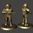 Miner.JPG 28mm Space Miner Guard Miniature