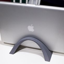 mbp-stand-2_display_large.jpg Free STL file Elegant Arch MacBook Pro Stand・3D printing model to download
