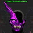 001.jpg Corpse Husband Mask - Rabbit Face Mask - Halloween Cosplay 3D print model