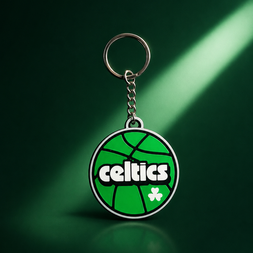 🗝️ Boston Celtics keychain・ 3MF File for 3D printing・Cults