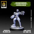yy owe VANQUISHERS uP COMMANDER KNIGHT $OUL// Studio jy 35 MM MODULAR PRE-SUPP w PARTS & aS 7, aS Vanquishers Company Commander