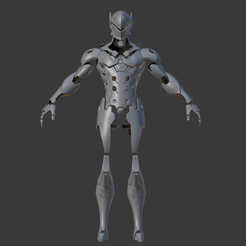 untitled.png 3D file Genji Armor from Overwatch・3D printable model to download
