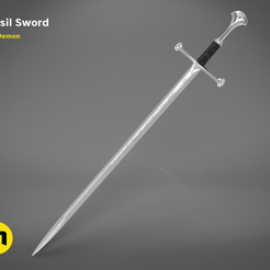 1_narsil_sword.png Free 3D file Narsil Sword・3D print design to download