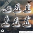 2.jpg Set of six German WW2 infantry troops (with MP40, Panzerfaust and K98k) (5) - Germany Eastern Western Front Normandy Stalingrad Berlin Bulge WWII
