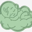Bebe_e.png Baby shower cookie cutter
