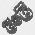 5 SCK 5-7-9cm.png Number 5 Collection Cookie Cutter