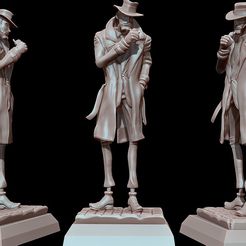 koichi-zenigata-3d-model-96b2f5f406.jpg STL file Il commissario Koichi Zenigata・3D printable model to download