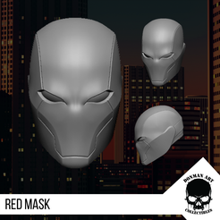 1.png Red Mask Head for 6 inch action figures