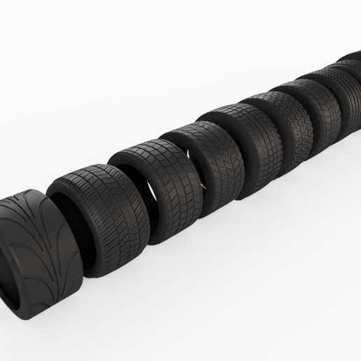 big_tire_bundle_weighted.png Big Tire bundle - 11 Custom Car Tires (incl weighted)