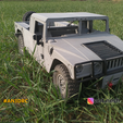 3.png 3D PRINTED RC CAR HUMMER H1 2 DOOR PICKUP BODY BY [AN3DRC]