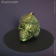 PSP_k3.jpg Pirate skull pendant vol 1 3D print model