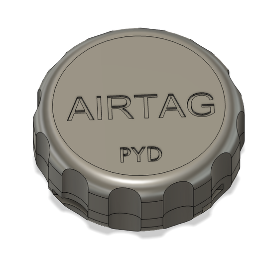 AirTag magnetic or collar box, Twist Lock quick closure