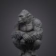 ппп.244.jpg Calm Gorilla 3D print model
