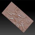 carpAndLotus2.jpg fish and lotus flowers 3d model of bas-relief