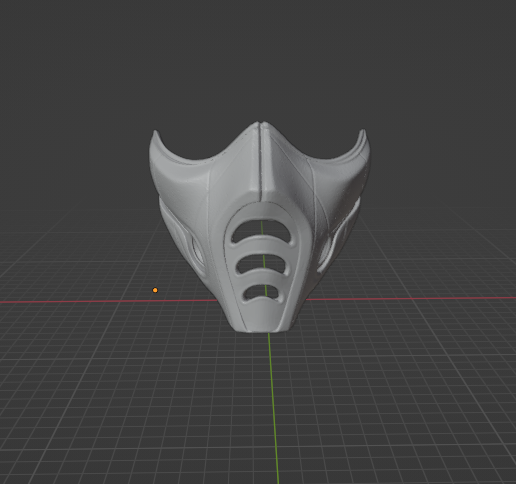 Sub-Zero Mask - Mortal Kombat 3D model