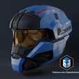 10001-2.jpg Halo Reach Carter Helmet - 3D Print Files