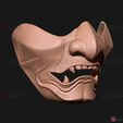07.jpg Ghost Of Tsushima - The Sakai Mask - Samurai Cosplay Mask