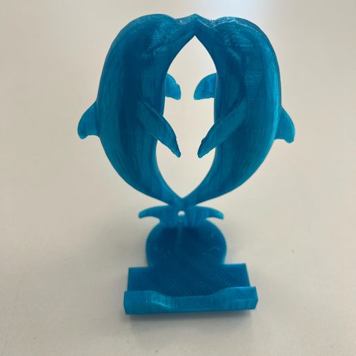 phone/tablet holder  dolphins 3D model