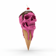 0000.png Skull Sundae Ice Cream Pop Pop Surrealism toy