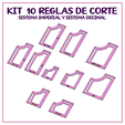 KIT-REGLAS-DE-CORTE.png KIT CUTTING RULERS - SCRAPBOOKING - BINDING