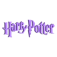 HARRY- 3DNaow.STL HARRY POTTER LOGO
