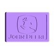 JDLogo.stl John Deere Logo Plaque Wall Hanger