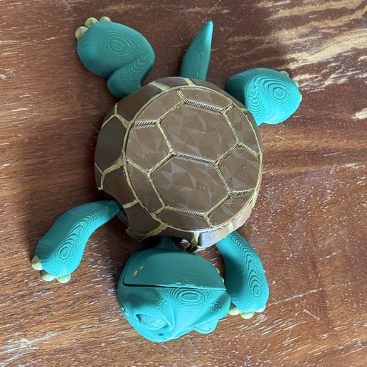 🐢 Turtle cup holder (No Supports needed)・3D Print with the Bambu Lab A1 ...