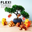 tiger-D.png Free STL file flexi tiger・3D print object to download