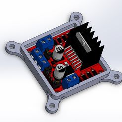 Base-h-l298n03.jpg 3D file Support for Drive h-l298n・3D printing template to download