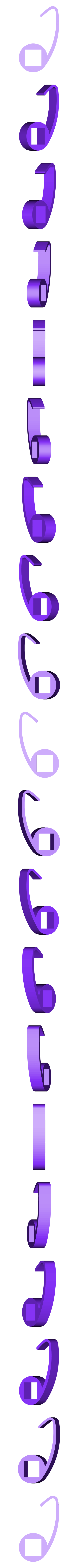 ressort_de_cliquet.stl スパイラル・エスケープメント・ムーブメント