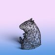 hamster-1.jpg Hamster sitting sculpture for resin printing